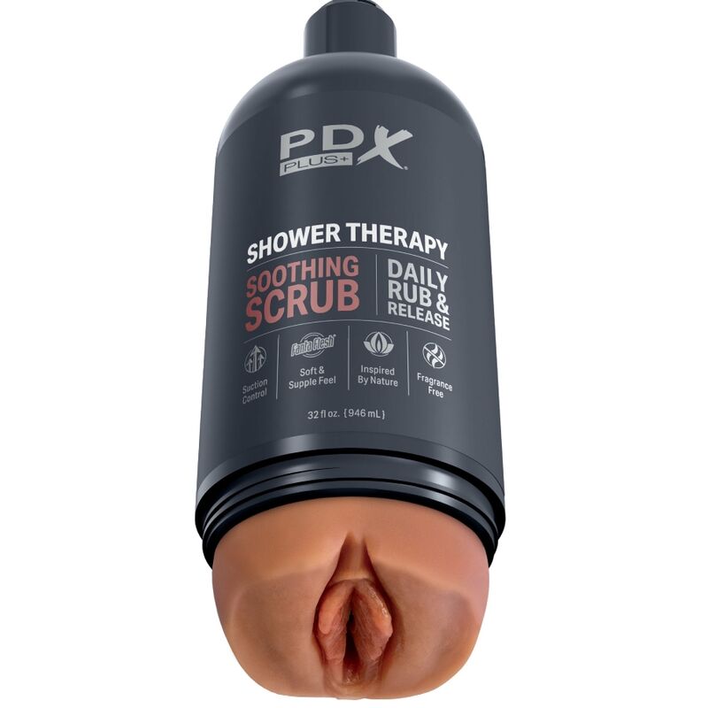 PDX PLUS - MASTURBATEUR STROKER DESIGN DISCRET DU FLACON APAISANT GOMMAGE SHAMPOOING CANDY