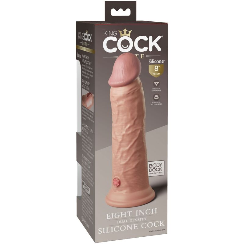 KING COCK - GODE RÉALISTE EN SILICONE ELITE 20,3 CM