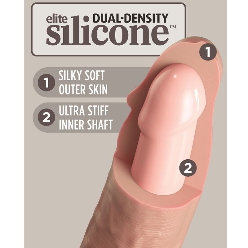KING COCK - GODE RÉALISTE EN SILICONE ELITE 20,3 CM