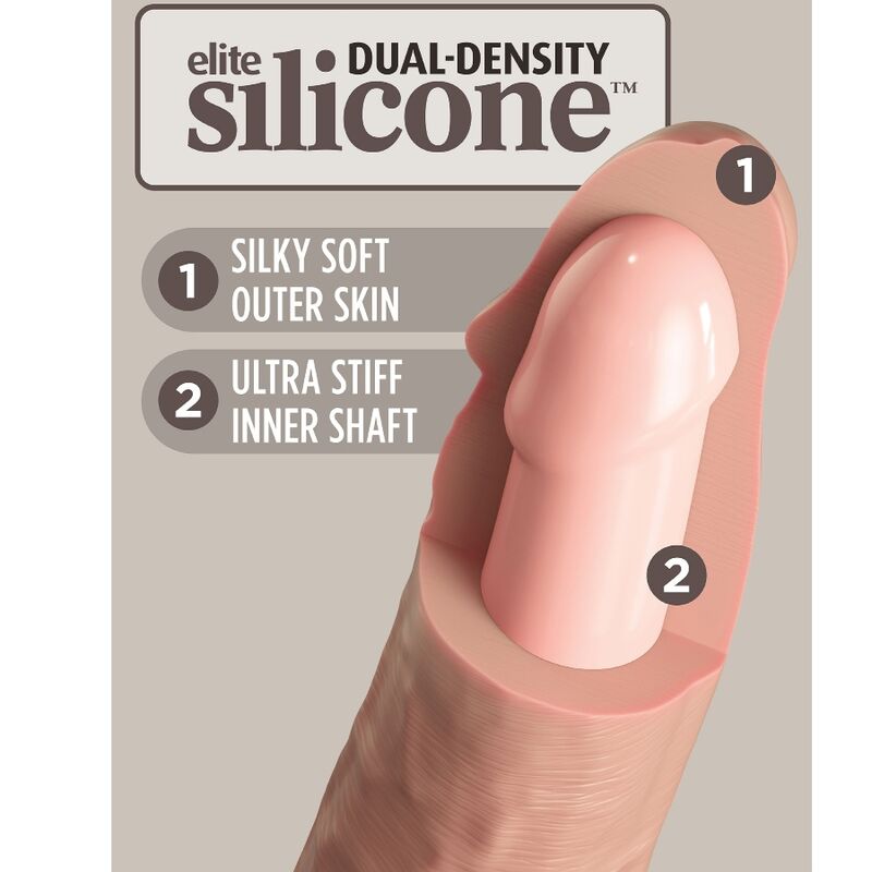 KING COCK - GODE RÉALISTE EN SILICONE ELITE 23 CM