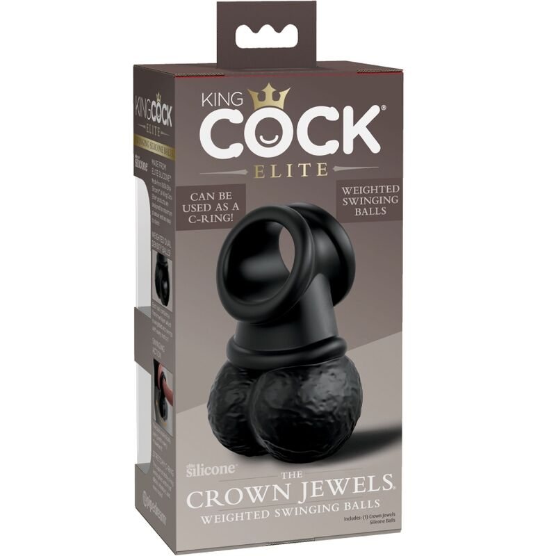 KING COCK - ANNEAU DE TESTICULES EN SILICONE ELITE