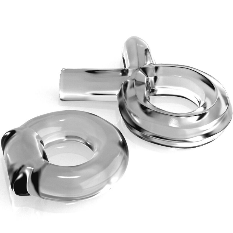 CLASSIX - COUPLE SET 2 TRANSPARENT COCK RINGS