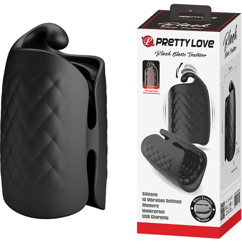 PRETTY LOVE - RECHARGEABLE VIBRATING GLAND MANUAL MASTURBATOR