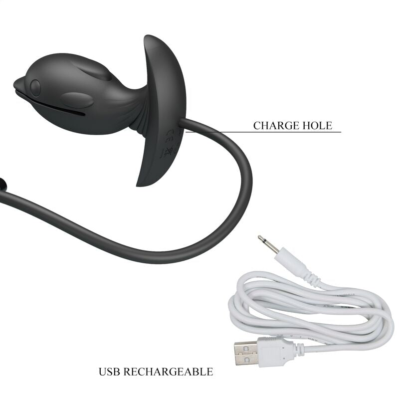 PRETTY LOVE - PLUG ANAL DELFIN GONFLABLE ET RECHARGEABLE