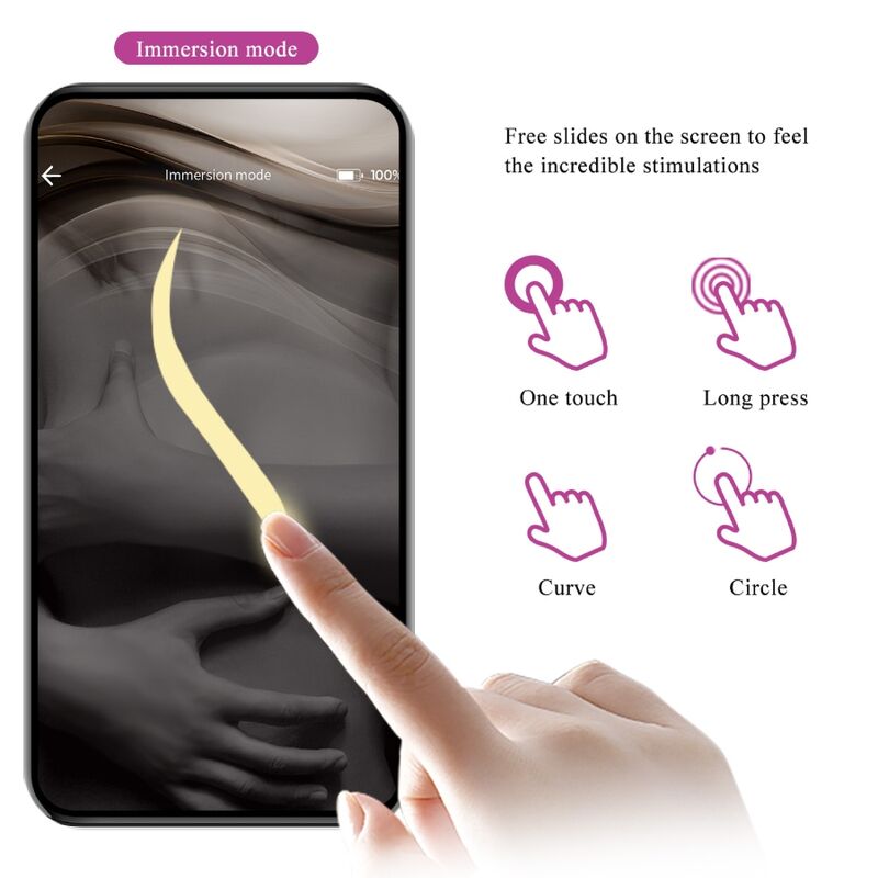 PRETTY LOVE - NYMPH APP CONTROLLED VIBRATING EGG PURPLE