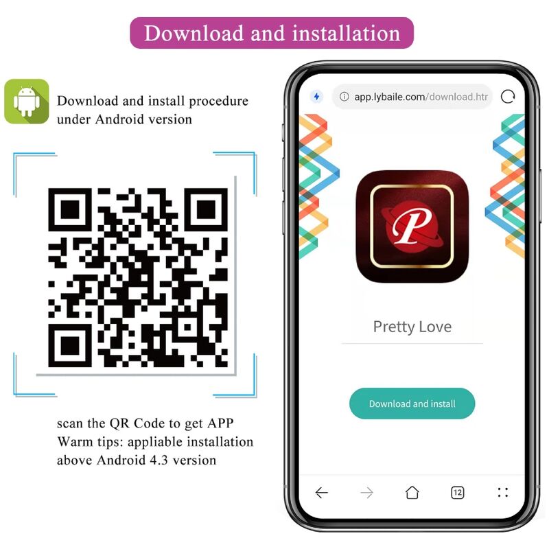 PRETTY LOVE - NYMPH APP CONTROLLED VIBRATING EGG PURPLE