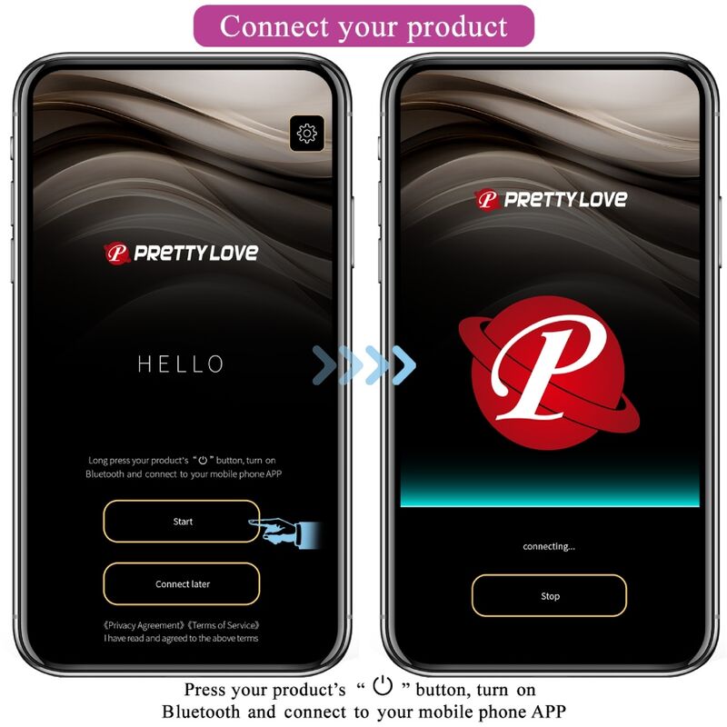 PRETTY LOVE - NYMPH APP CONTROLLED VIBRATING EGG PURPLE