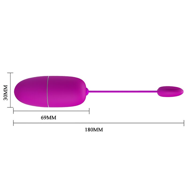 PRETTY LOVE - NYMPH APP CONTROLLED VIBRATING EGG PURPLE