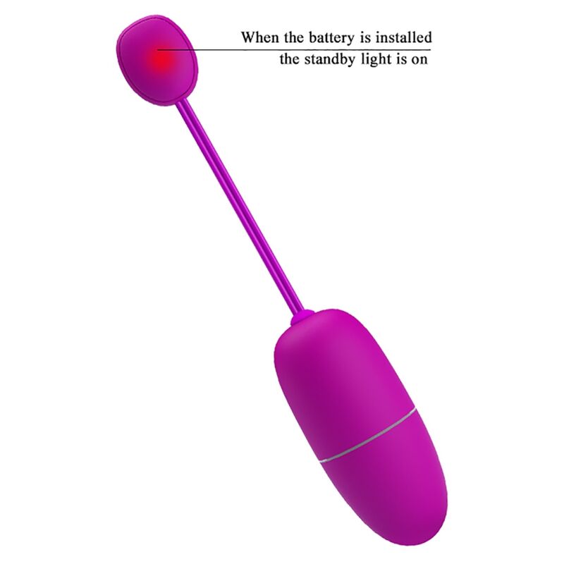 PRETTY LOVE - NYMPH APP CONTROLLED VIBRATING EGG PURPLE