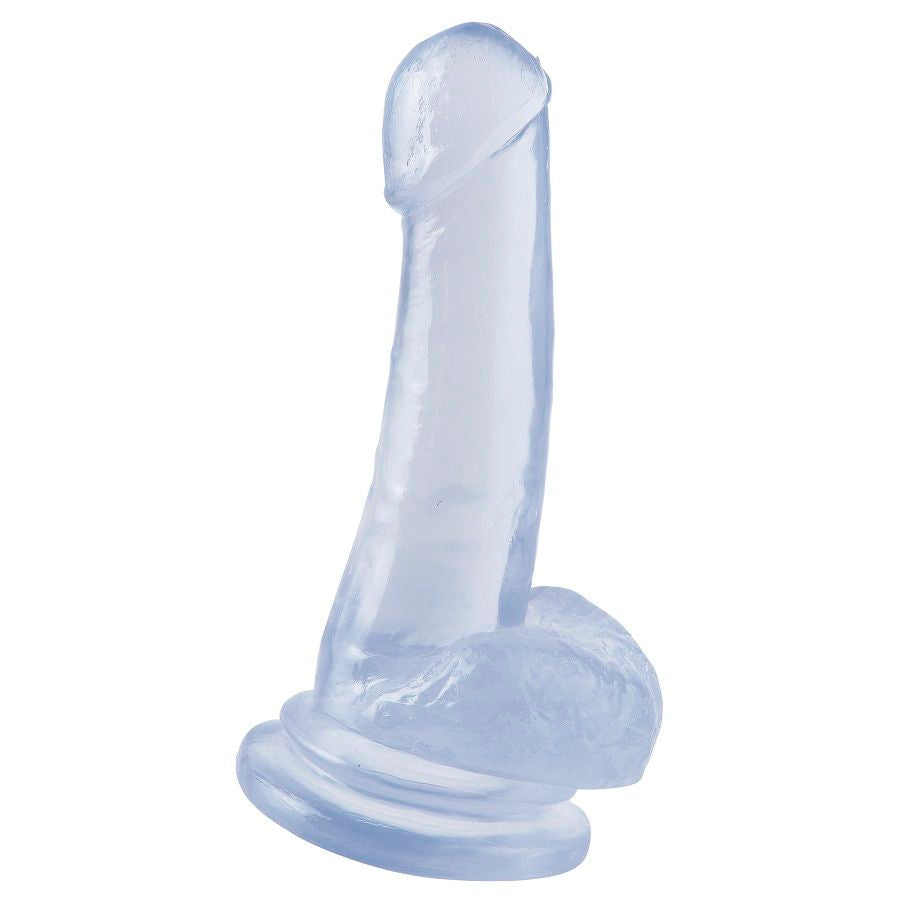 BASIX - TRANSPARENT JELLY PENIS 18 CM
