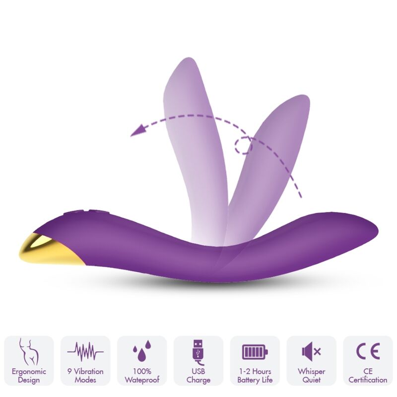 ARMONY - FLAMINGO MULTIPOSITION VIBRATOR PURPLE