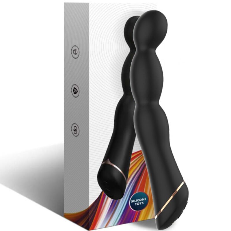 ARMONY - VIBRATEUR EN BAMBOU RÉGLABLE NOIR