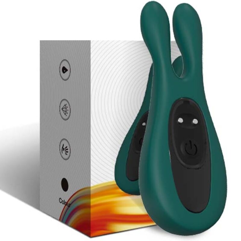 ARMONY - STIMULATEUR ET VIBRATEUR LAPIN VERT