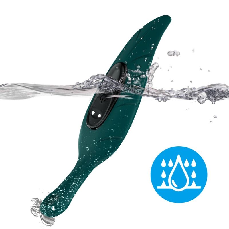 ARMONY - STIMULATEUR ET VIBRATEUR VERT FEUILLE