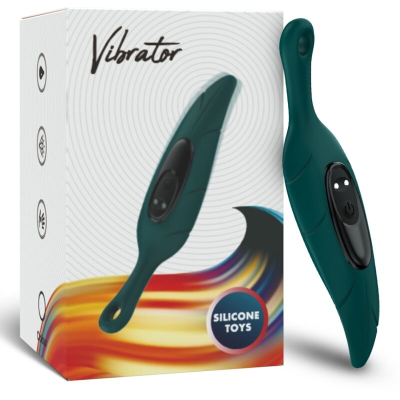 ARMONY - STIMULATEUR ET VIBRATEUR VERT FEUILLE