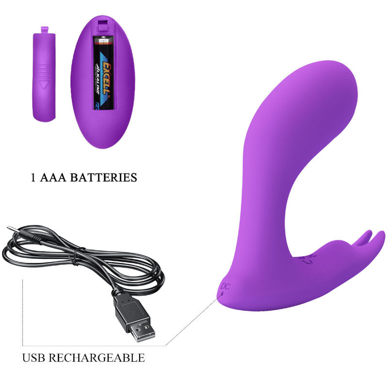 PRETTY LOVE - TÉLÉCOMMANDE IDABELLE VIOLET VIBRATION ET PULSATION