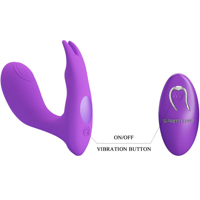 PRETTY LOVE - TÉLÉCOMMANDE IDABELLE VIOLET VIBRATION ET PULSATION