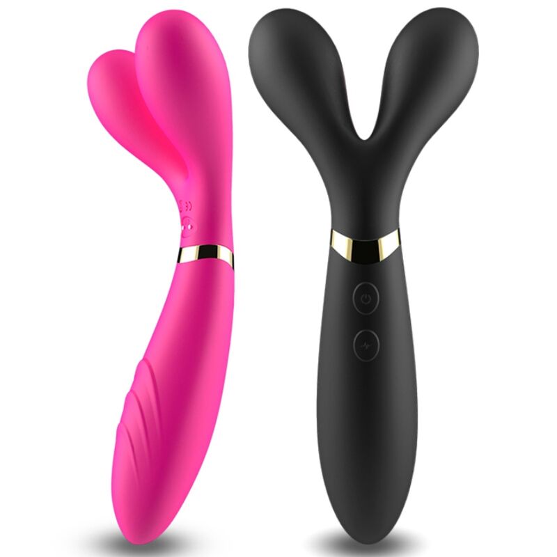 ARMONY - Y-WAND MASSAGER AND VIBRATOR DOUBLE HEAD BLACK