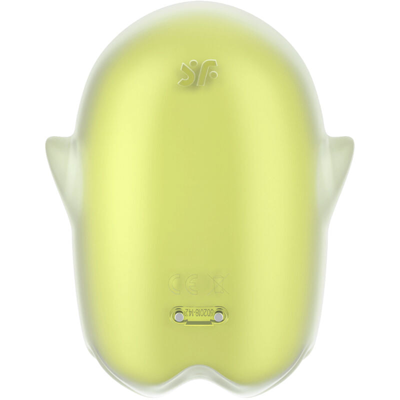 SATISFYER - GHOST AIR PULSE & VIBRATEUR JAUNE
