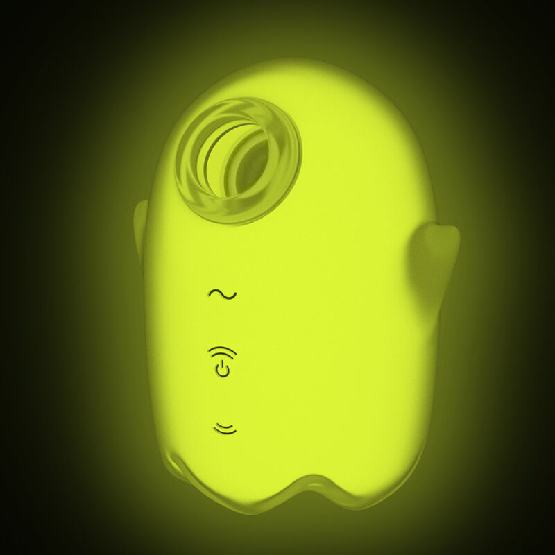 SATISFYER - GHOST AIR PULSE & VIBRATEUR JAUNE