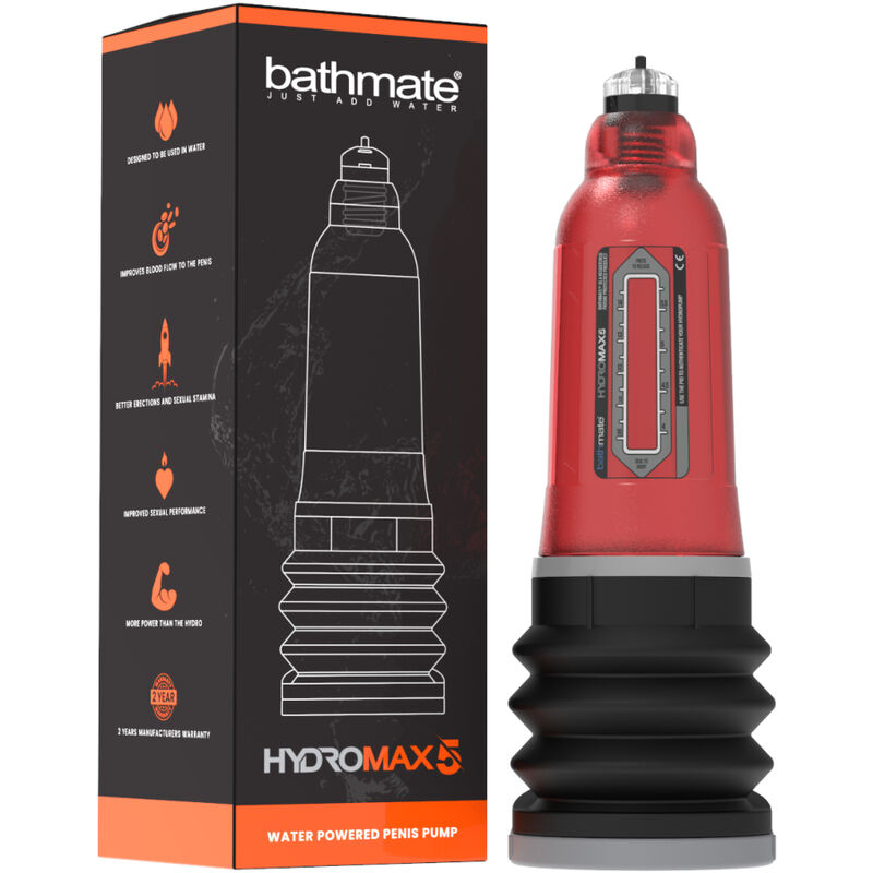 BATHMATE - HYDROMAX 5 X20 ROUGE