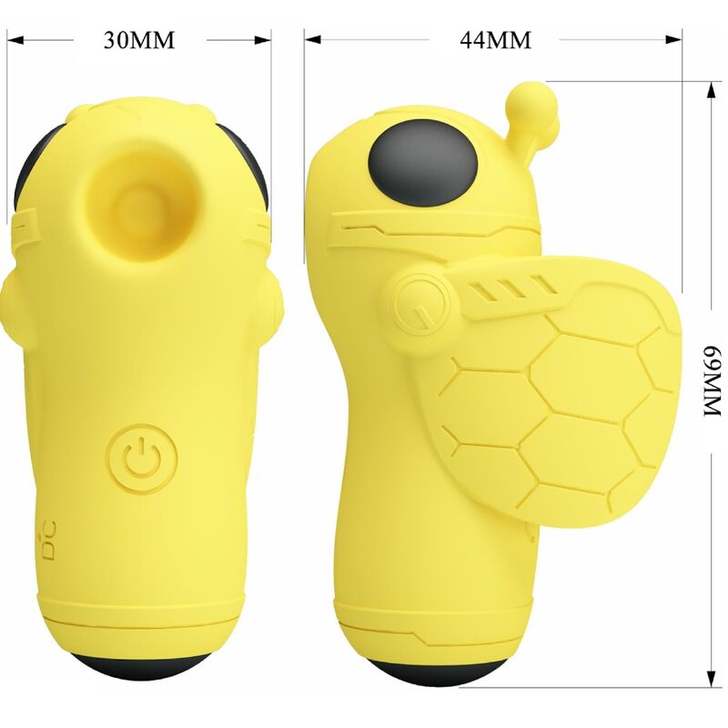 PRETTY LOVE - MINI JOUETS DRÔLES MAGIC BEE VIBRATEUR ET VENTOUSE