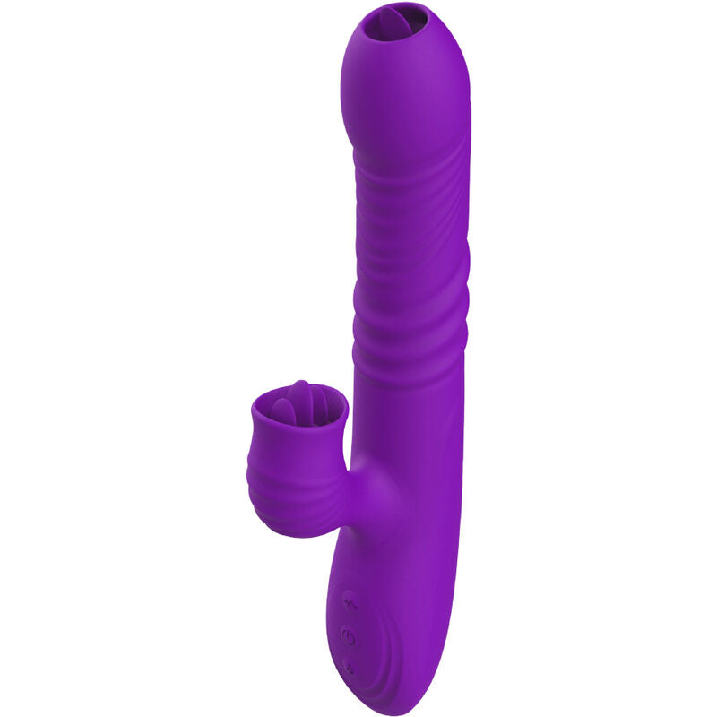 ARMONY - VIBRATEUR LAPIN ENTIÈREMENT G SPOT AVEC LANGUE VIOLET À EFFET CHALEUR STIMULANT
