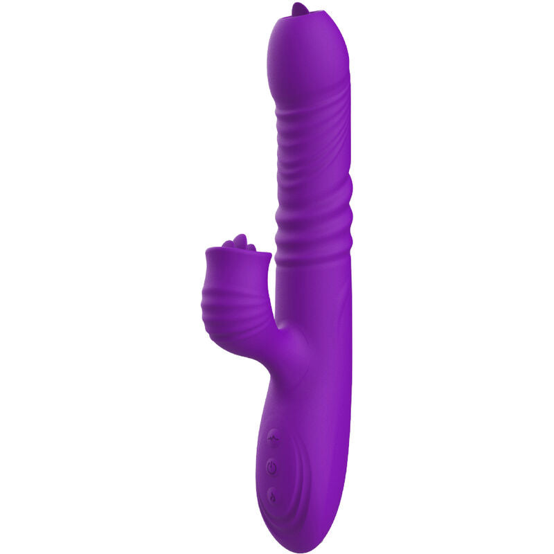ARMONY - VIBRATEUR LAPIN ENTIÈREMENT G SPOT AVEC LANGUE VIOLET À EFFET CHALEUR STIMULANT