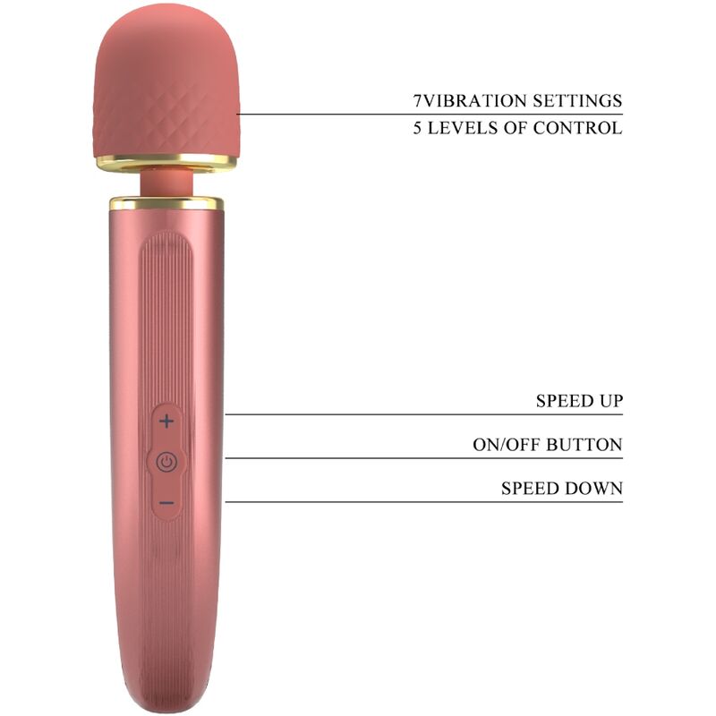 PRETTY LOVE - 7 VIBRATION MODE MASSAGER PINK