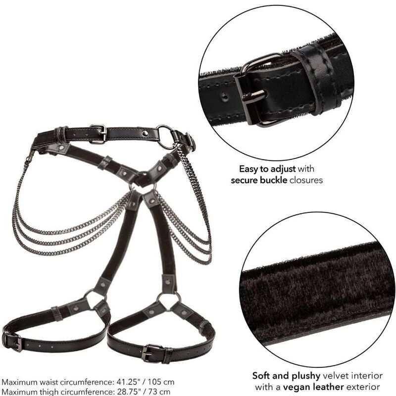 CALEXOTICS - HARNAIS DE CUISSES MULTI CHAÎNE EUPHORIA