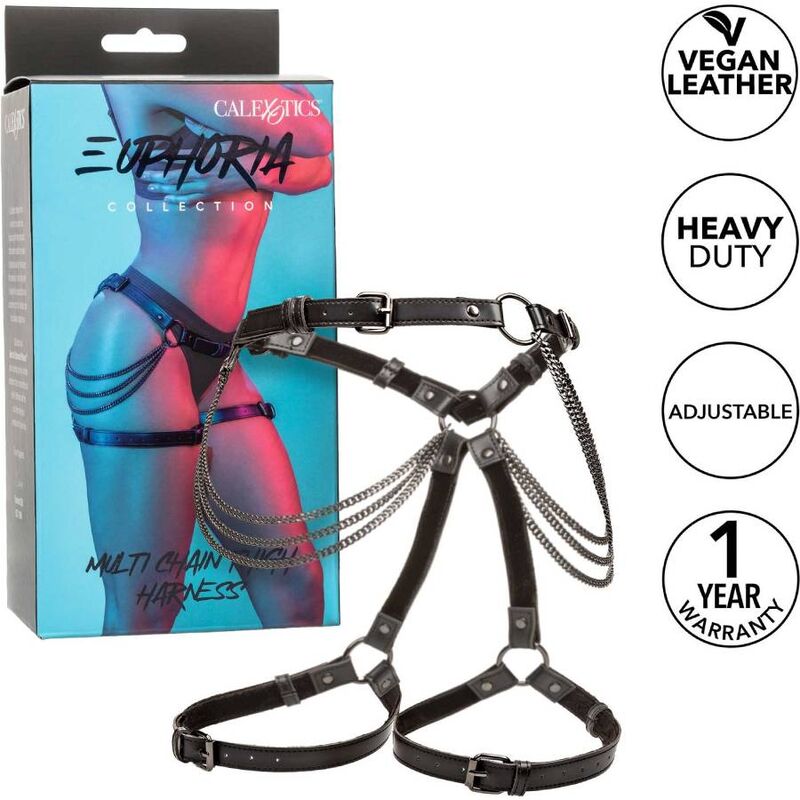 CALEXOTICS - HARNAIS DE CUISSES MULTI CHAÎNE EUPHORIA