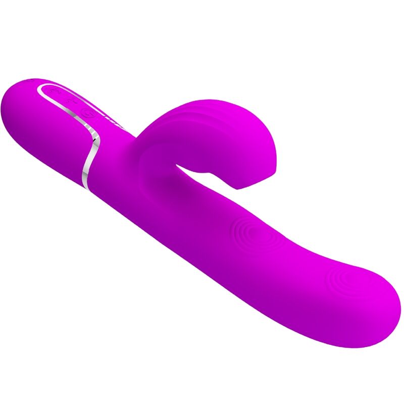 PRETTY LOVE - VIBRATEUR MULTIFONCTION PERLITA 3 EN 1 POINT G VIOLET