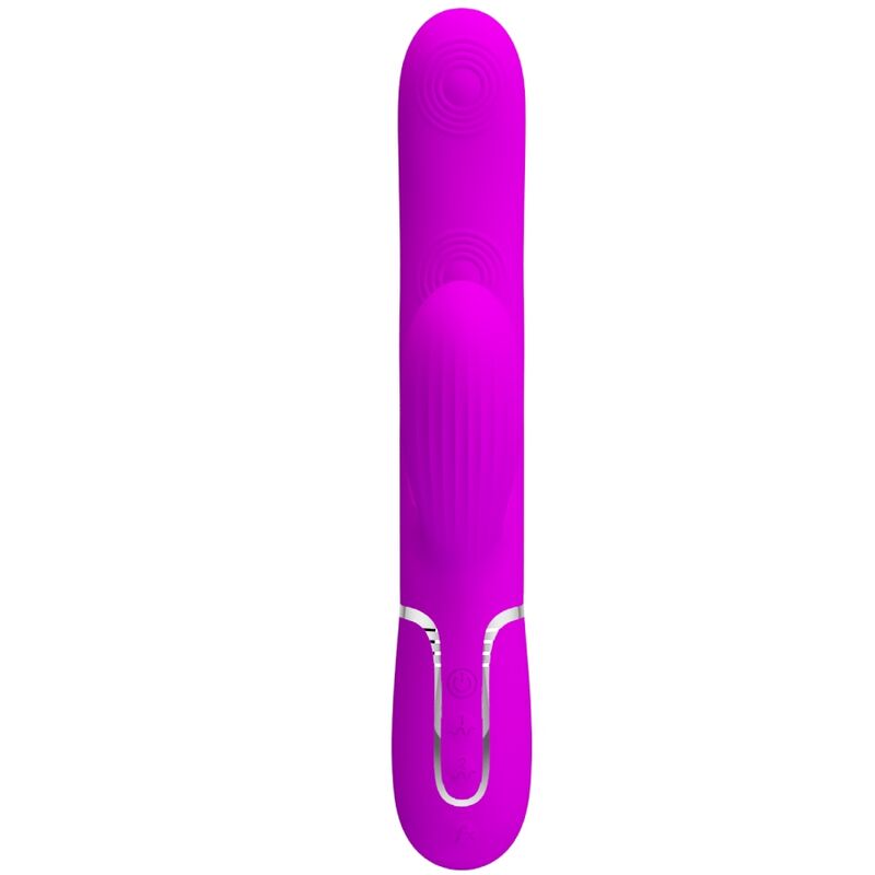 PRETTY LOVE - VIBRATEUR MULTIFONCTION PERLITA 3 EN 1 POINT G VIOLET