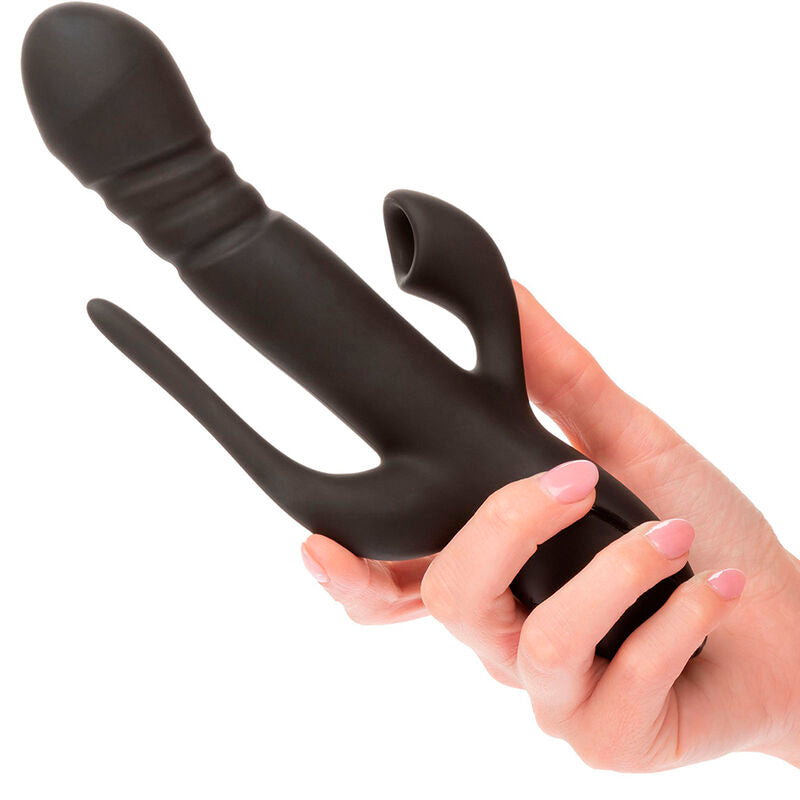 CALEXOTICS - BLACK TRIPLE EUPHORIA VIBRATOR