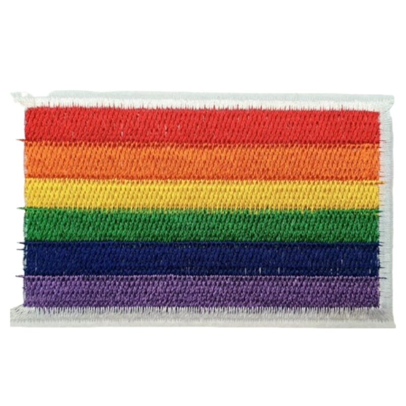 PRIDE - PATCH CARRÉ AVEC DRAPEAU LGTB