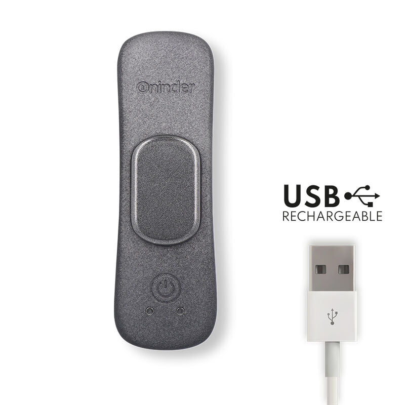 ONINDER - VIBRATEUR MANILLE CULOTTE RECHARGEABLE 9 VITESSES 9,6 CM X 2,6 CM - APPLICATION GRATUITE