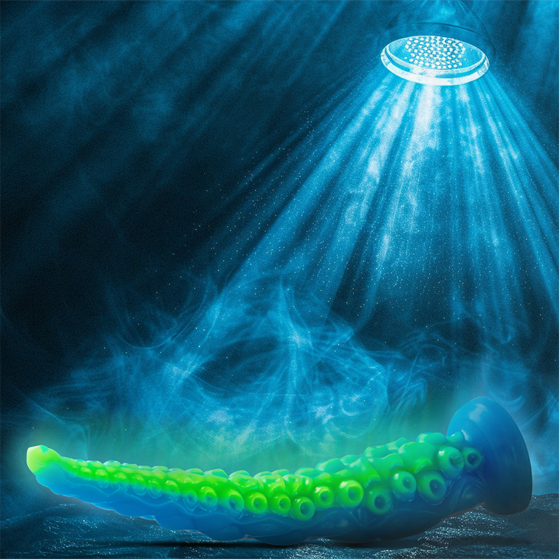 EPIC - GODE FLUORESCENT AVEC TENTACULES MINCE SCYLLA GRANDE TAILLE