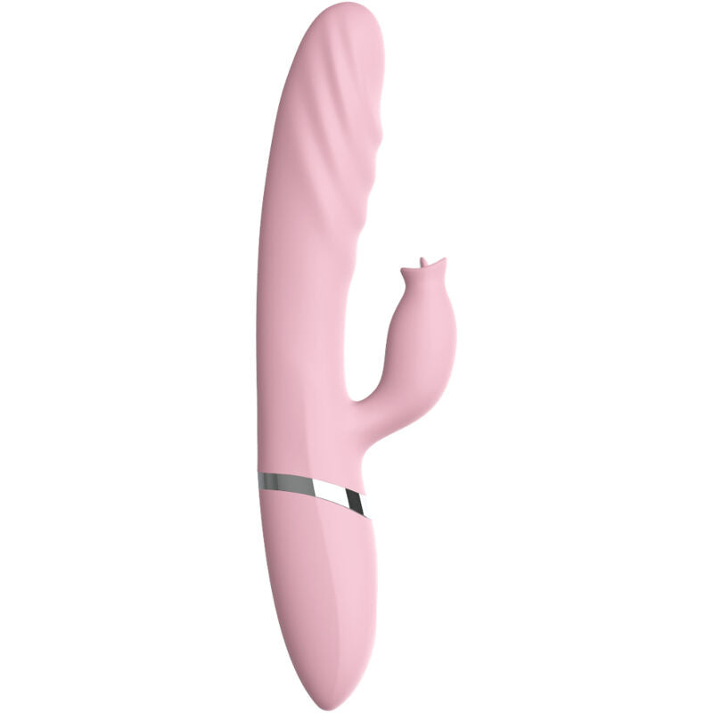 ARMONY - VIBRATOR AND THRUST WITH PINK TONGUE HEAT EFFECT