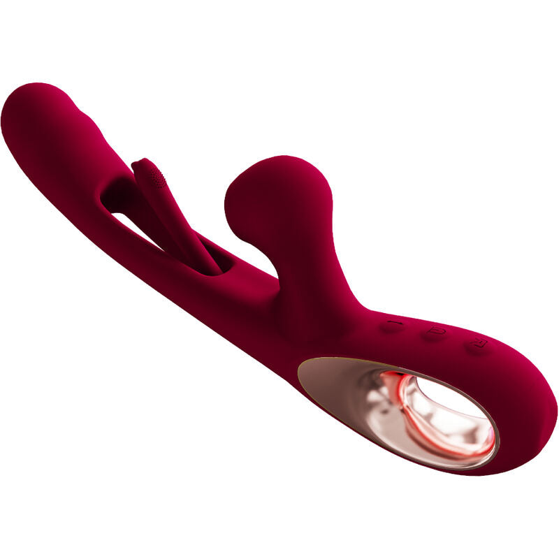 ARMONY - VIBRATEUR IMPACT SWING ET DOUBLE STIMULATEUR MODÈLE 2 BORDEAUX