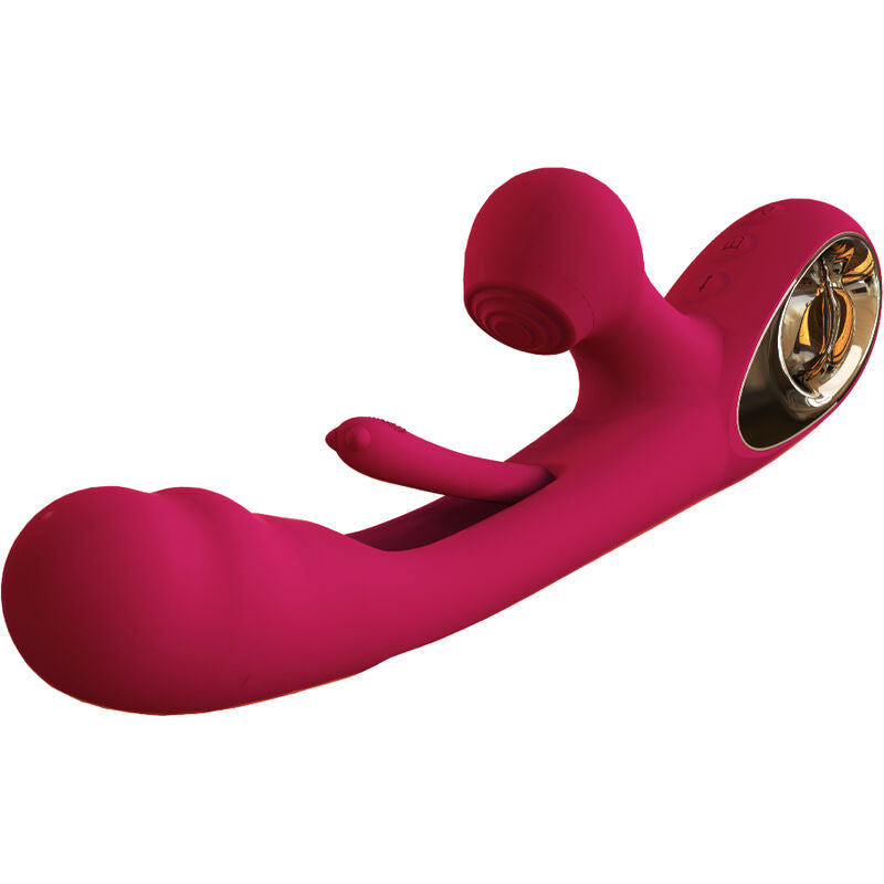 ARMONY - VIBRATEUR IMPACT SWING ET DOUBLE STIMULATEUR MODÈLE 2 BORDEAUX