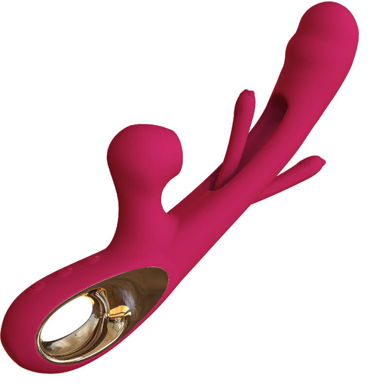 ARMONY - VIBRATEUR IMPACT SWING ET DOUBLE STIMULATEUR MODÈLE 2 BORDEAUX