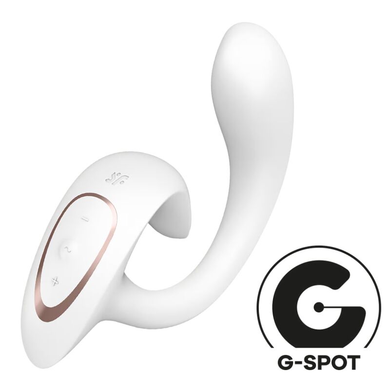 SATISFYER - VIBRATEUR G FOR GODDESS 1 LAPIN BLANC