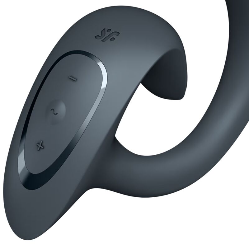 SATISFYER - G FOR GODDESS 1 VIBRATEUR LAPIN GRIS FONCÉ
