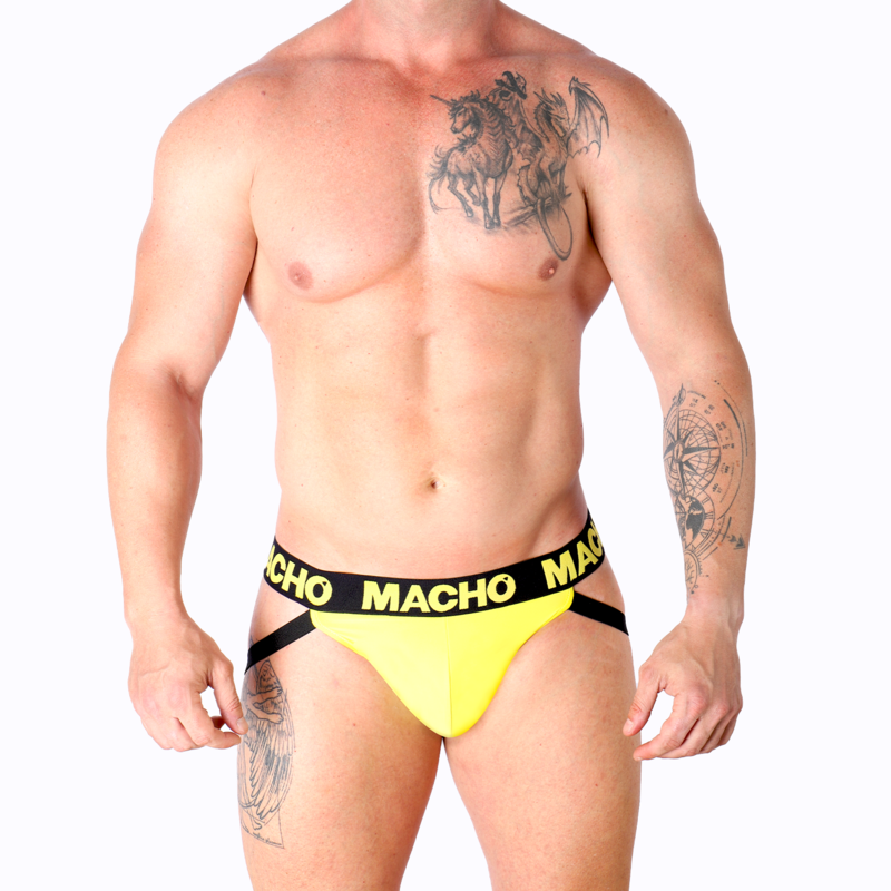 MACHO - JOCK MX25A LYCRA JAUNE S