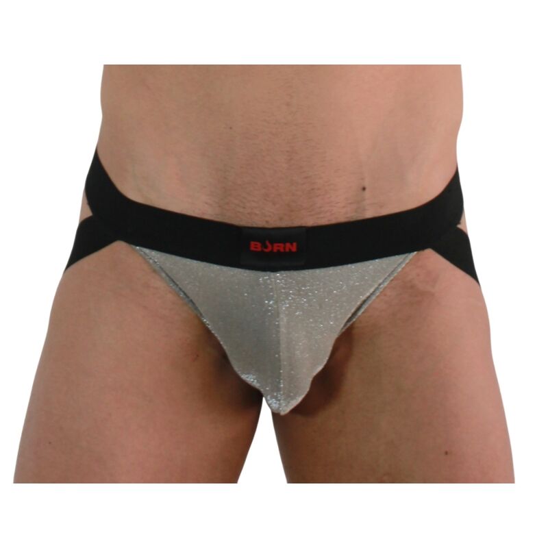 BURN - 001 JOCK BEIGE POLI / NOIR S
