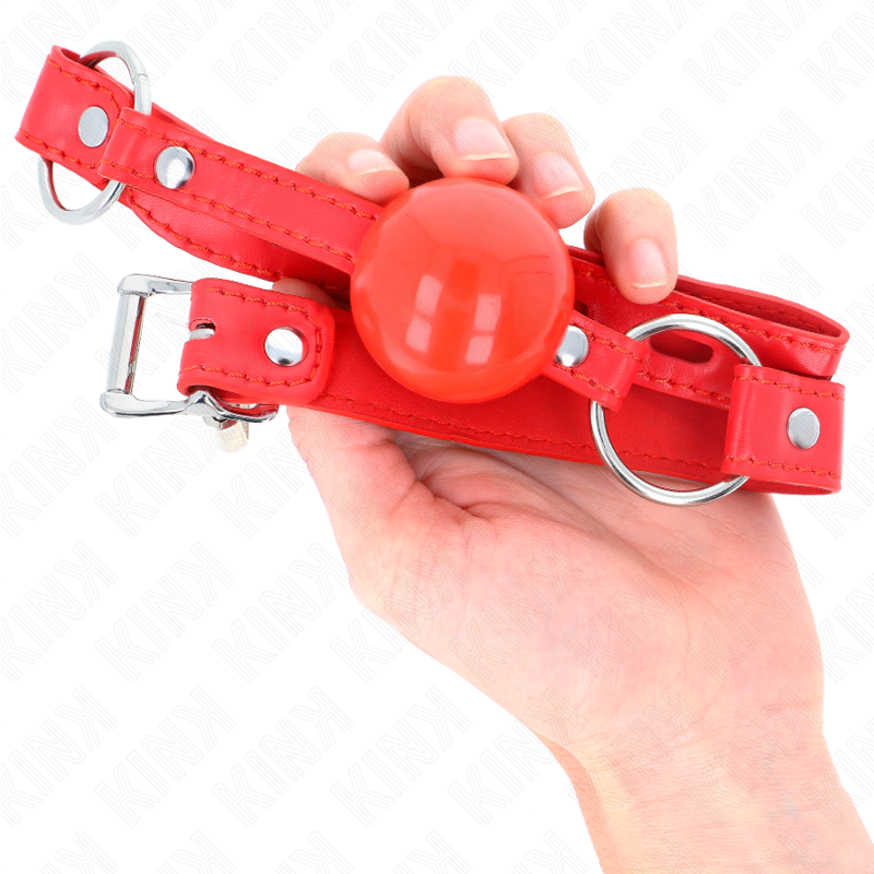 KINK - TPE BALL 4 CM WITH LOCK RED 60 x 2 CM