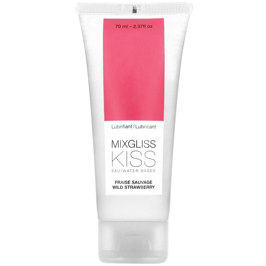 MIXGLISS - LUBRIFIANT À BASE D'EAU SAVEUR FRAISE 70 ML