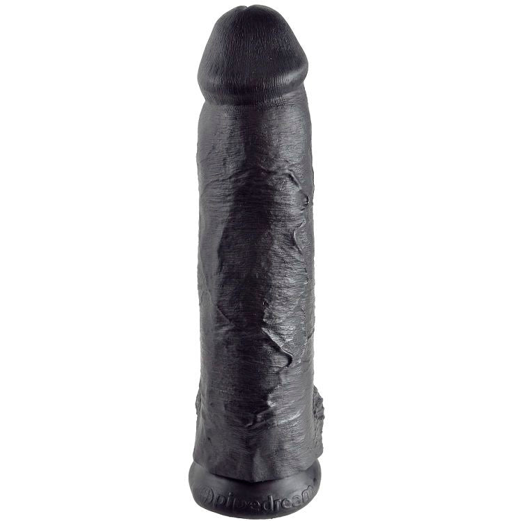 KING COCK - 12 GODES NOIR AVEC BOULES 30,48 CM