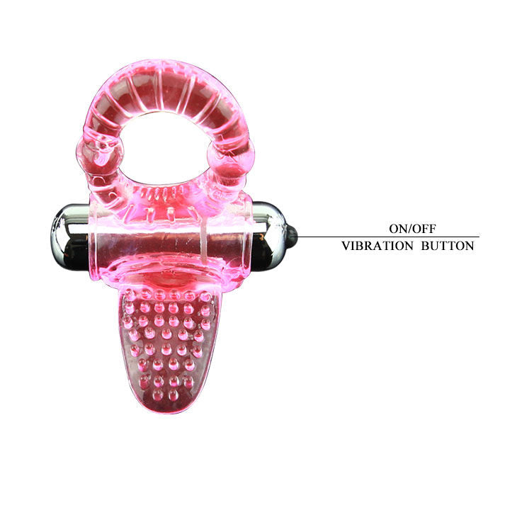 BAILE - SWEET ABS RING 10 RYTHMES ANNEAU VIBRATEUR PÉNIS ROSE