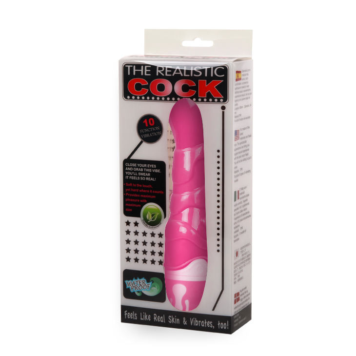 BAILE - DANSE LE COQ ROSE RÉALISTE 21,8 CM
